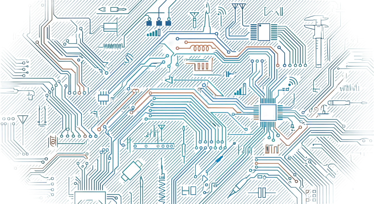 Electrical and PCB engineering hero background